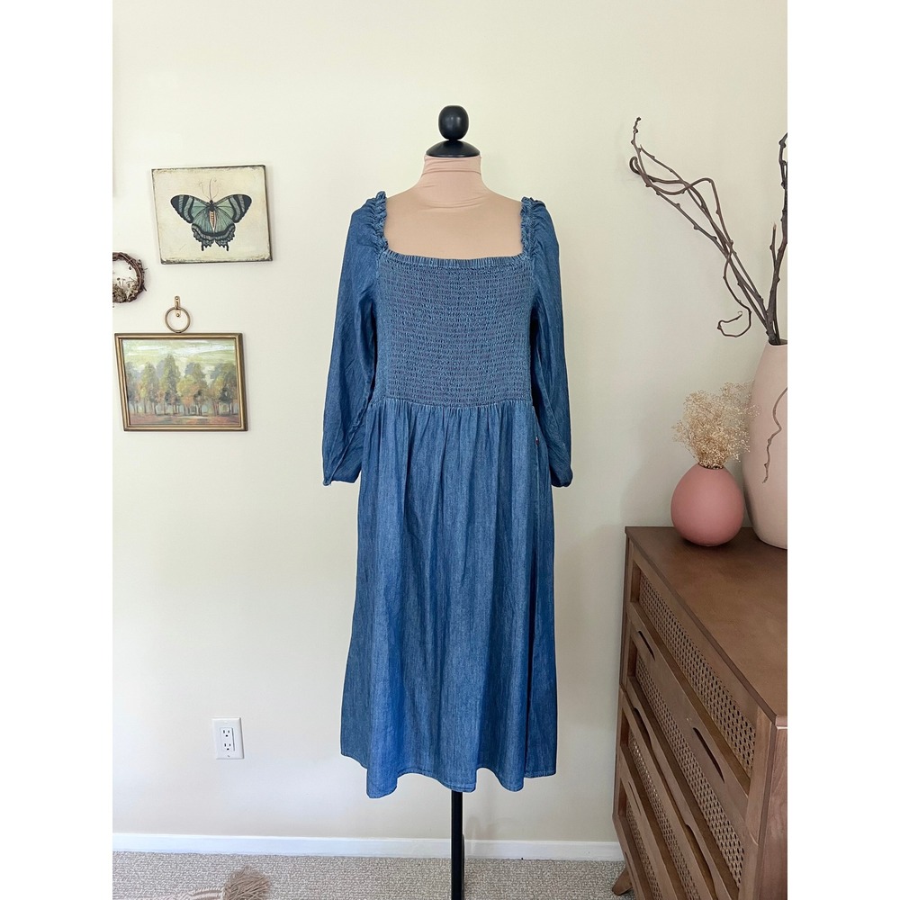 Tommy Hilfiger‎ Denim Puff Sleeve Dress